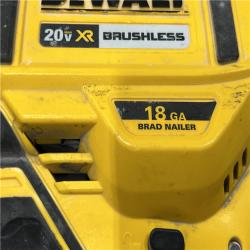 AS-IS DEWALT 20V MAX XR Lithium-Ion Electric Cordless 18-Gauge Brad Nailer (Tool Only)