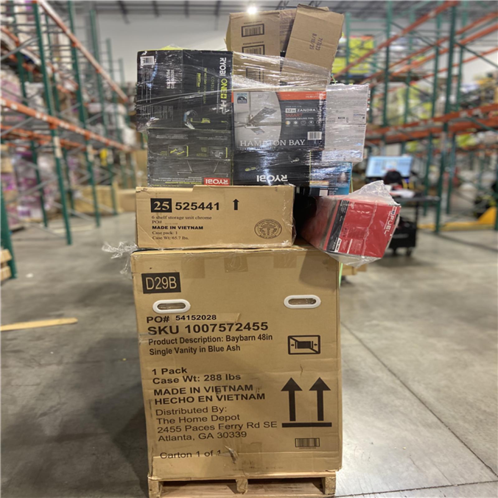 DALLAS LOCATION - AS-IS HOME IMPROVEMENT PALLET