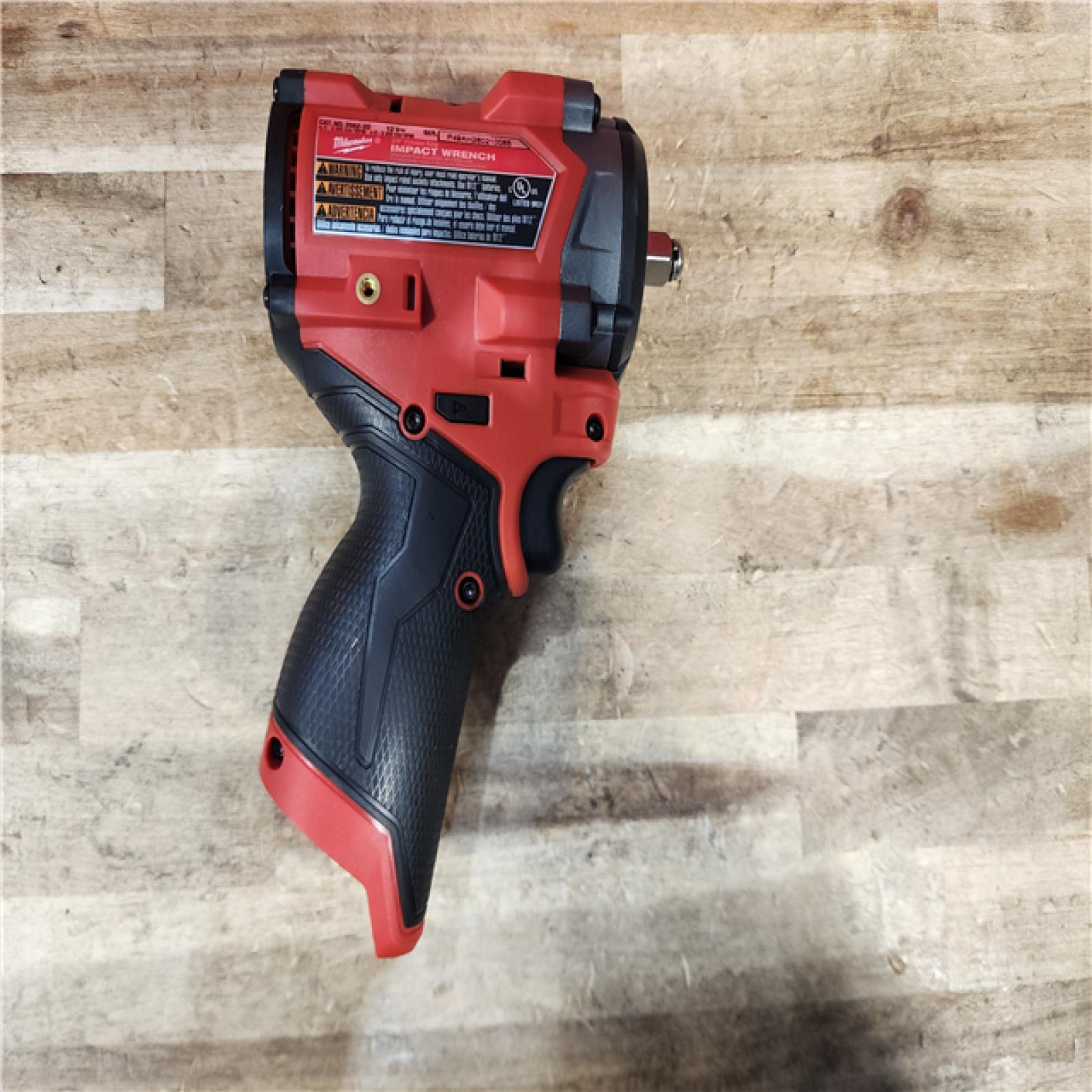 HOUSTON LOCATION - AS-IS Milwaukee FUEL 12V Li-Ion Brushless Cordless Stubby 3/8 in. Impact Wrench Kit
