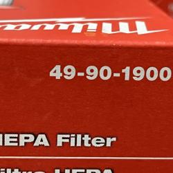 NEW - Milwaukee 18/12 HEPA Wet/Dry Vacuum Filter for Milwaukee Models 0880-20  0970-20  & 0960-20 Vacuums (Lot Of 4)