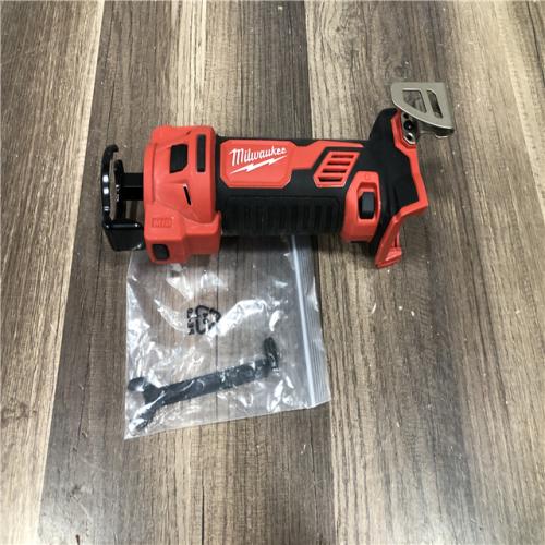 AS-IS Milwaukee 18V Lithium-Ion Cordless Drywall Cut Out Rotary Tool (Tool-Only)