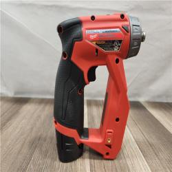 AS-IS- Milwaukee M12 FUEL Lithium-Ion 3/8 in. Cordless Installation Drill Driver Kit (2 Ah)