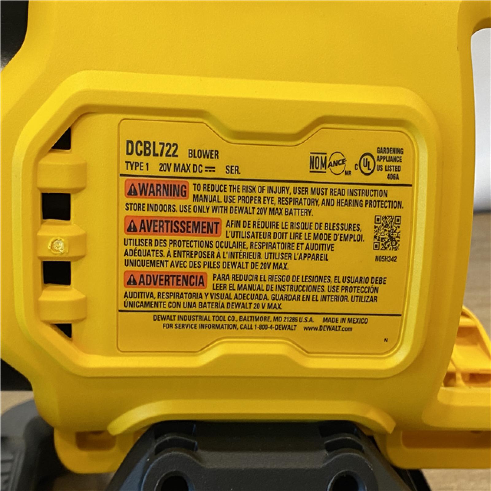 AS-IS DEWALT 20V MAX Brushless Cordless Handheld Leaf Blower (Tool Only)