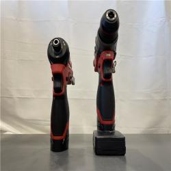 AS-IS - Milwaukee M12 FUEL 12V Brushless Hammer Drill and Impact Driver Combo Kit