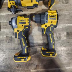 HOUSTON LOCATION - AS-IS DEWALT 4 TOOL COMBO KIT W/ (2) BATTERY & CHARGER