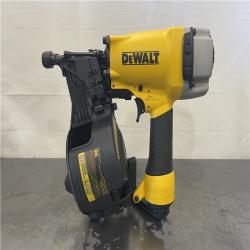 AS-IS- DEWALT DW66C-1 2-1/2 Inch 15 Degree Coil Siding and Fencing Nailer