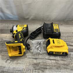 AS-IS DEWALT Atomic 20V Max Lithium-Ion Brushless Cordless Compact 1/4 in. Impact Driver Kit