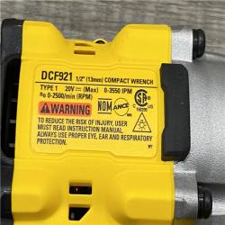 AS-IS DEWALT ATOMIC 20V MAX Cordless Brushless 1/2 in. Variable Speed Impact Wrench (Tool Only)