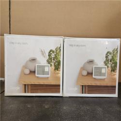 Phoenix Google Nest Hub 2nd Gen - Smart Home Speaker and 7 in. Display with Google Assistant - Chalk (2-Pack)