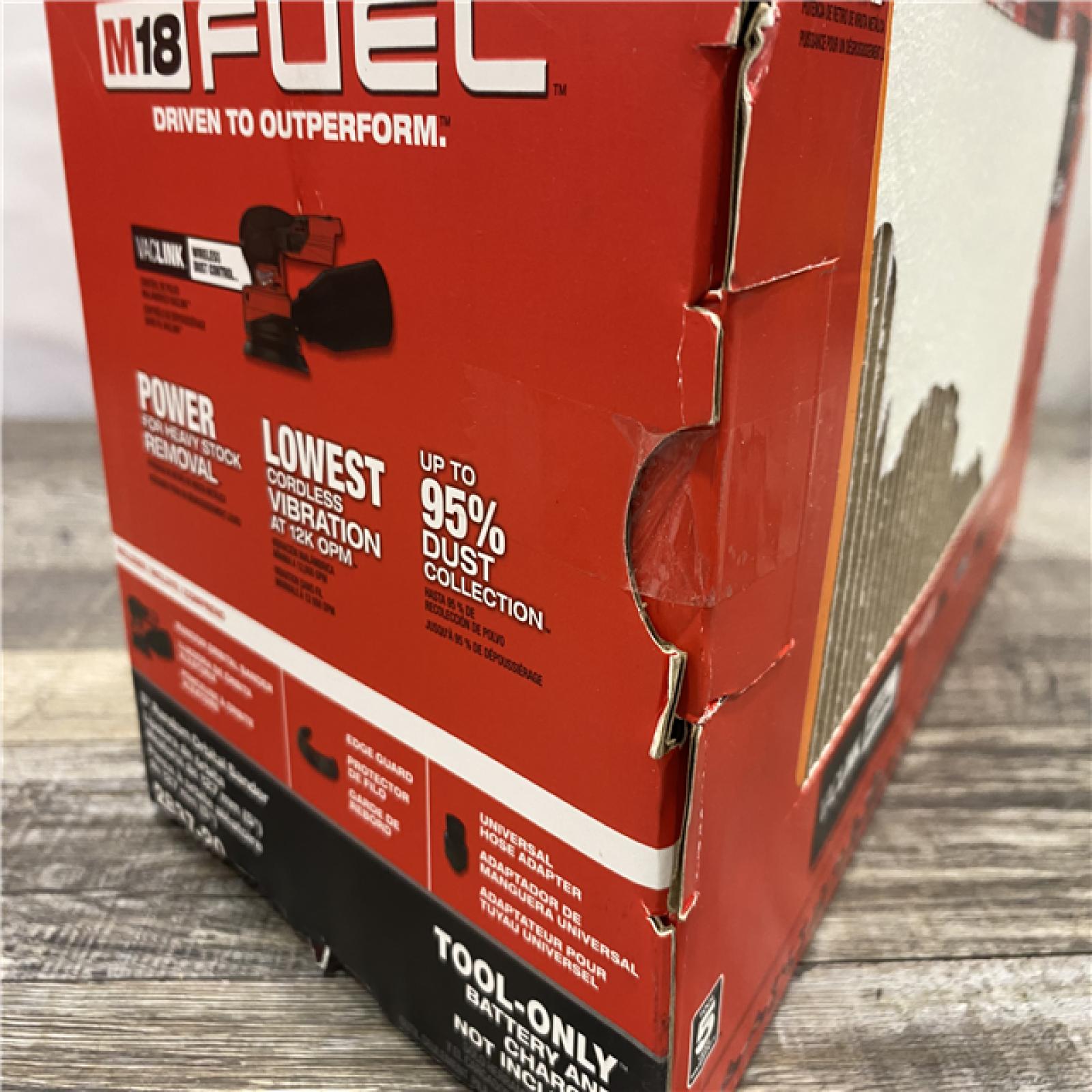 NEW - Milwaukee 18V Lithium-Ion Brushless Cordless FUEL 5 in. Random Orbit Sander (Tool-Only)