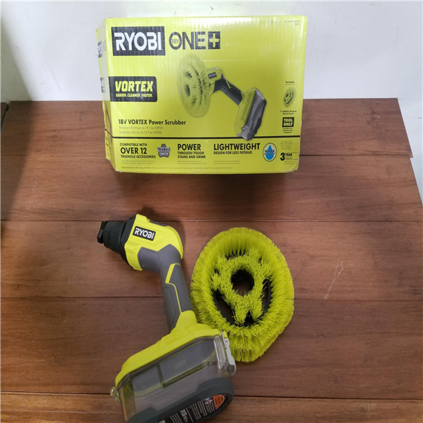 California NEW Ryobi One+ 18V Vortex Power Scrubber (Tool Only)
