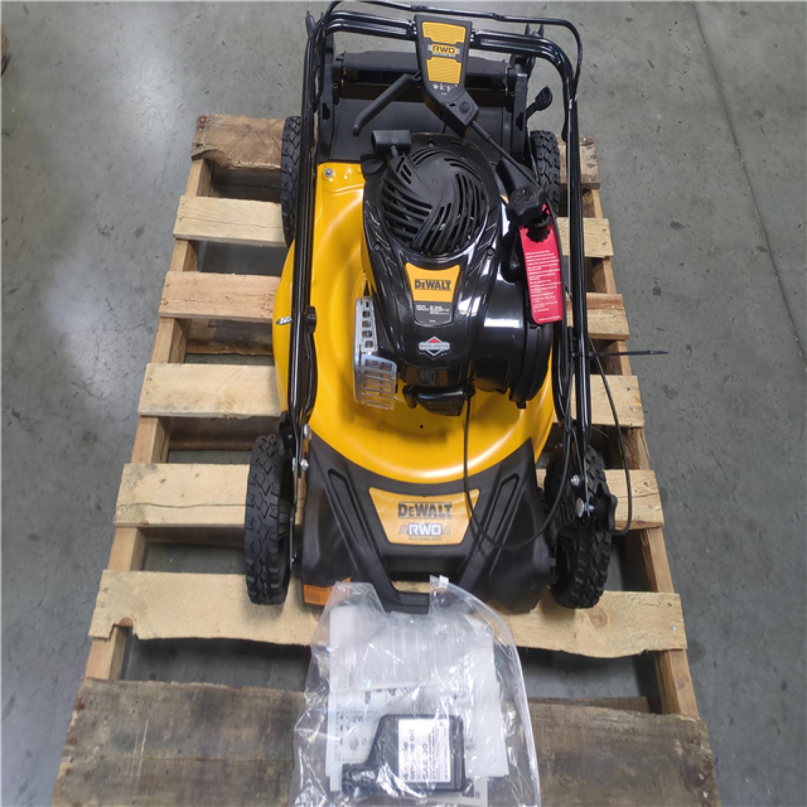 CALIFORNIA AS-IS DEWALT 150CC GAS POWERED LAWNMOWER