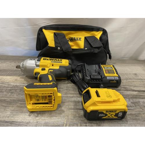 AS-IS DEWALT 20V MAX Lithium-Ion Cordless 1/2 in. Impact Wrench Kit