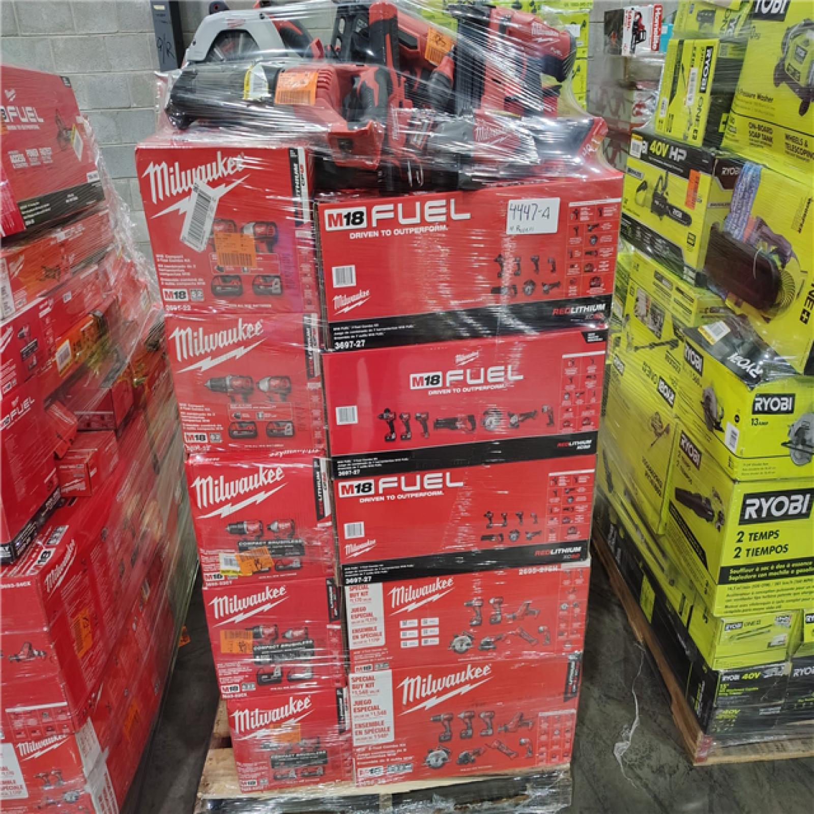 Pittston Location As-Is Power Tools Partial Truckload (11 Pallets) 4447-A
