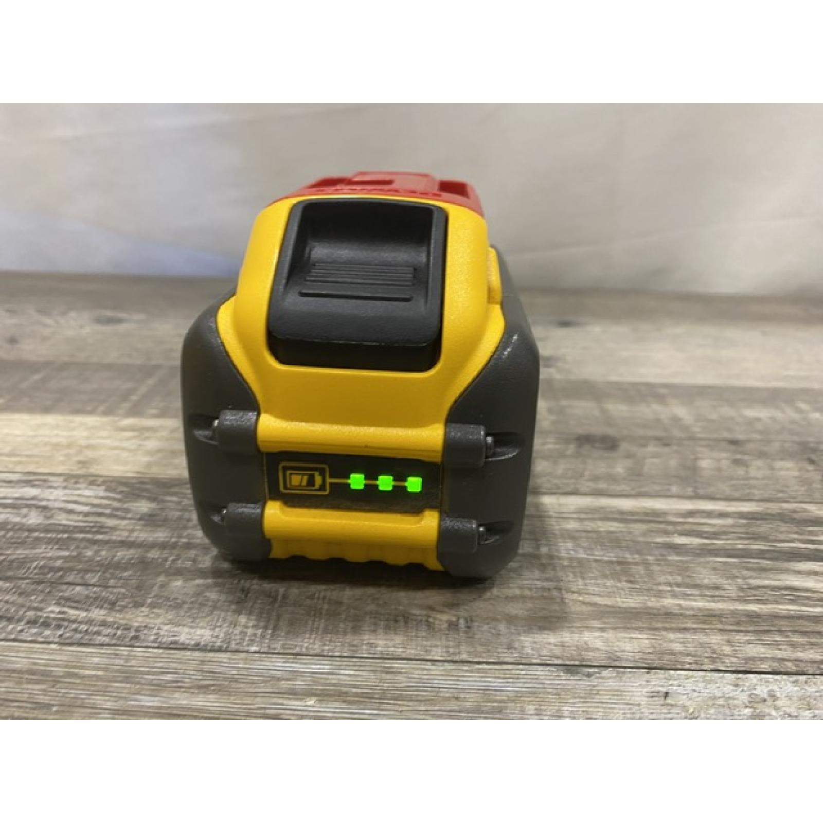 AS-IS DEWALT 20V/60V MAX FLEXVOLT Lithium-Ion 9.0Ah Battery and Charger Starter Kit