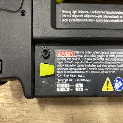 AS-IS RYOBI ONE+ HP 18V 18-Gauge Brushless Cordless AirStrike Brad Nailer (Tool Only)