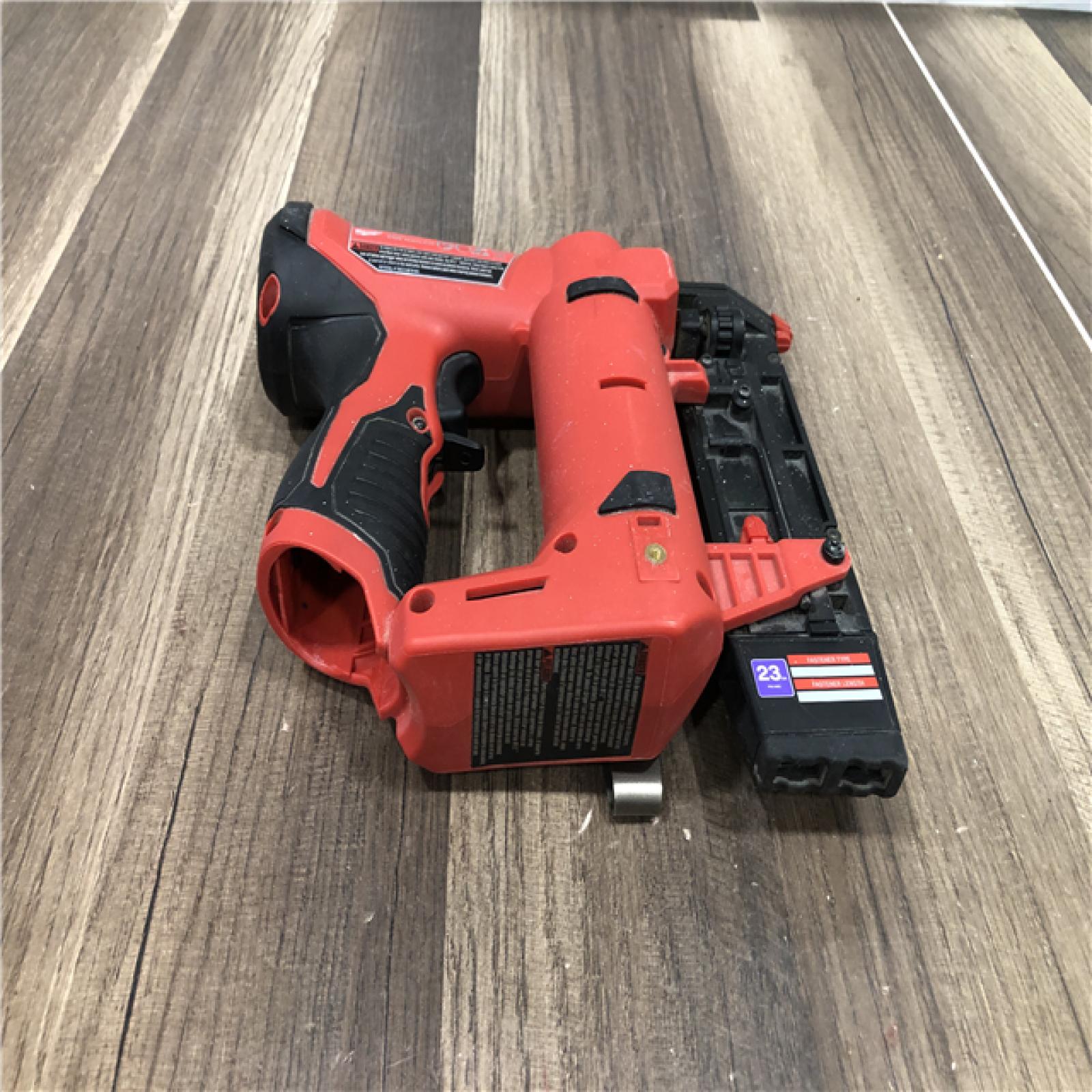AS-IS Milwaukee 12-Volt 23-Gauge Lithium-Ion Cordless Pin Nailer (Tool-Only)