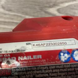 AS-IS Milwaukee FUEL 18-Volt Lithium-Ion Brushless Cordless Gen II 18-Gauge Brad Nailer (Tool-Only)