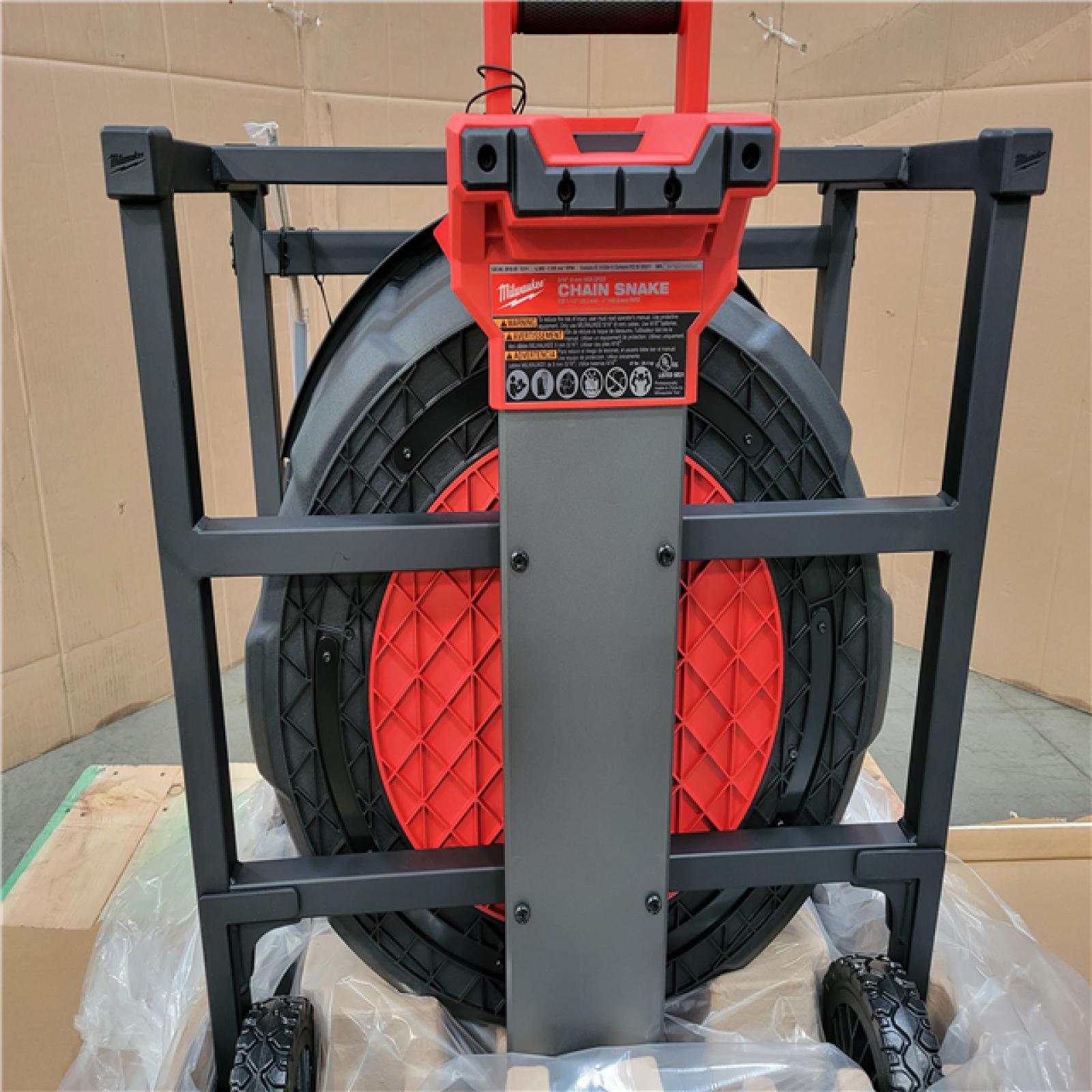 CALIFORNIA AS-IS NEW MILWAUKEE HIGH SPEED CHAIN SNAKE