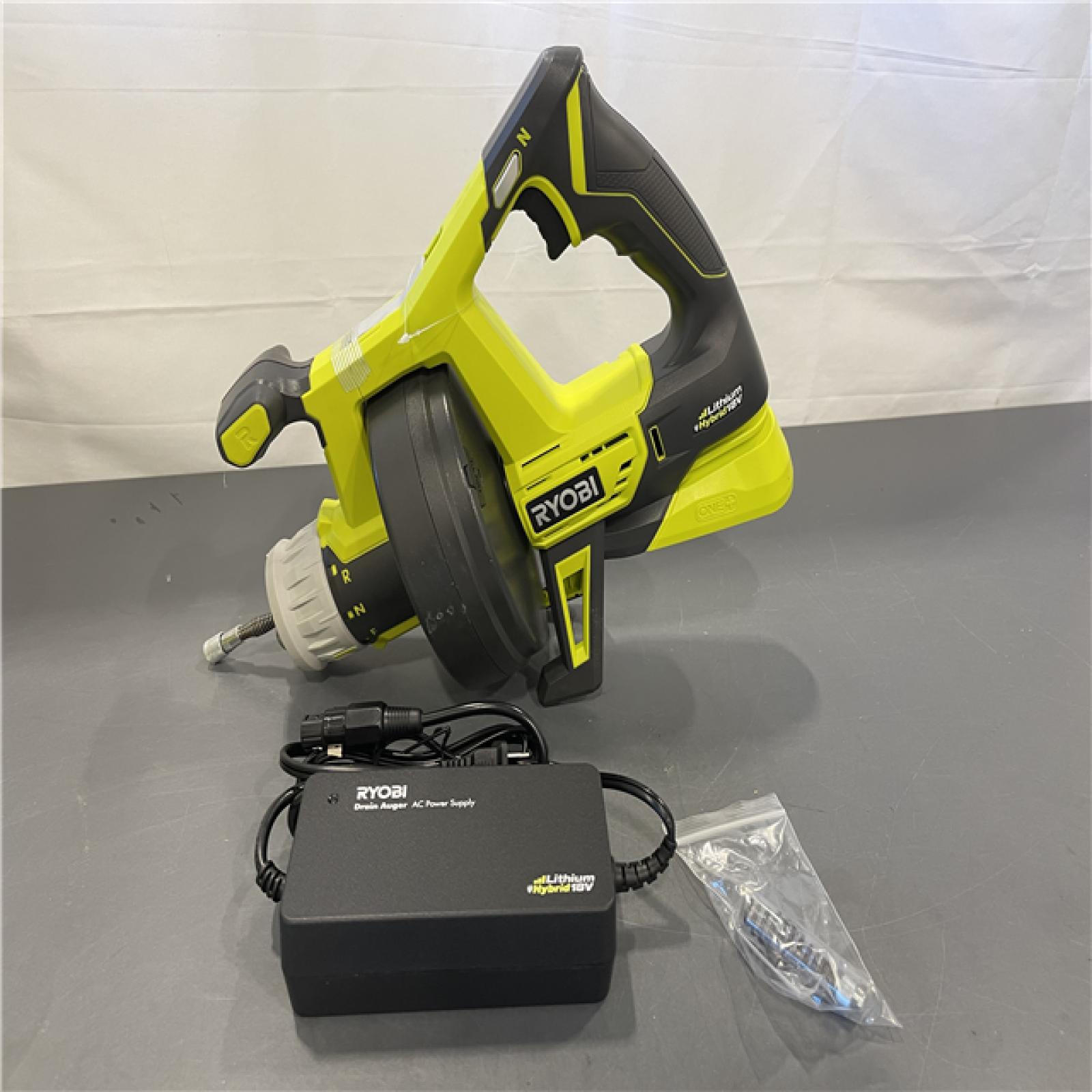 AS-IS - RYOBI ONE+ 18V Hybrid Drain Auger (Tool Only)