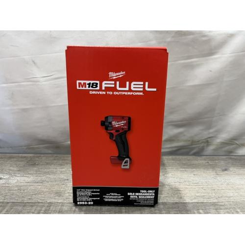 NEW - Milwaukee FUEL 18V Lithium-Ion Brushless Cordless 1/4 in. Hex Impact Driver (Tool-Only)