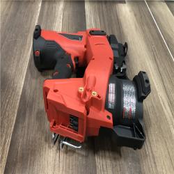 AS-IS Milwaukee FUEL 18-Volt Lithium-Ion Brushless Cordless Coil Roofing Nailer (Tool Only)