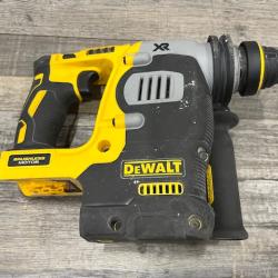 AS-IS DEWALT 20V MAX XR Cordless Brushless 1 in. SDS Plus L-Shape Rotary Hammer (Tool Only)