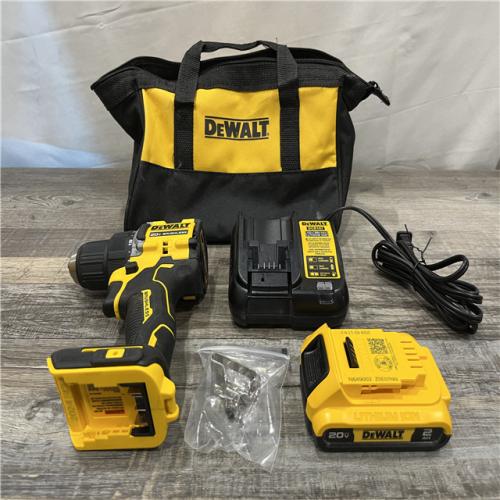 AS-IS DEWALT Atomic 20V Lithium-Ion Cordless Compact 1/2 in. Drill/Driver Kit