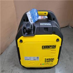 CALIFORNIA AS-IS CHAMPION 4 500/3 250-WATT PORTABLE GENERATOR W/ CO SHEILD