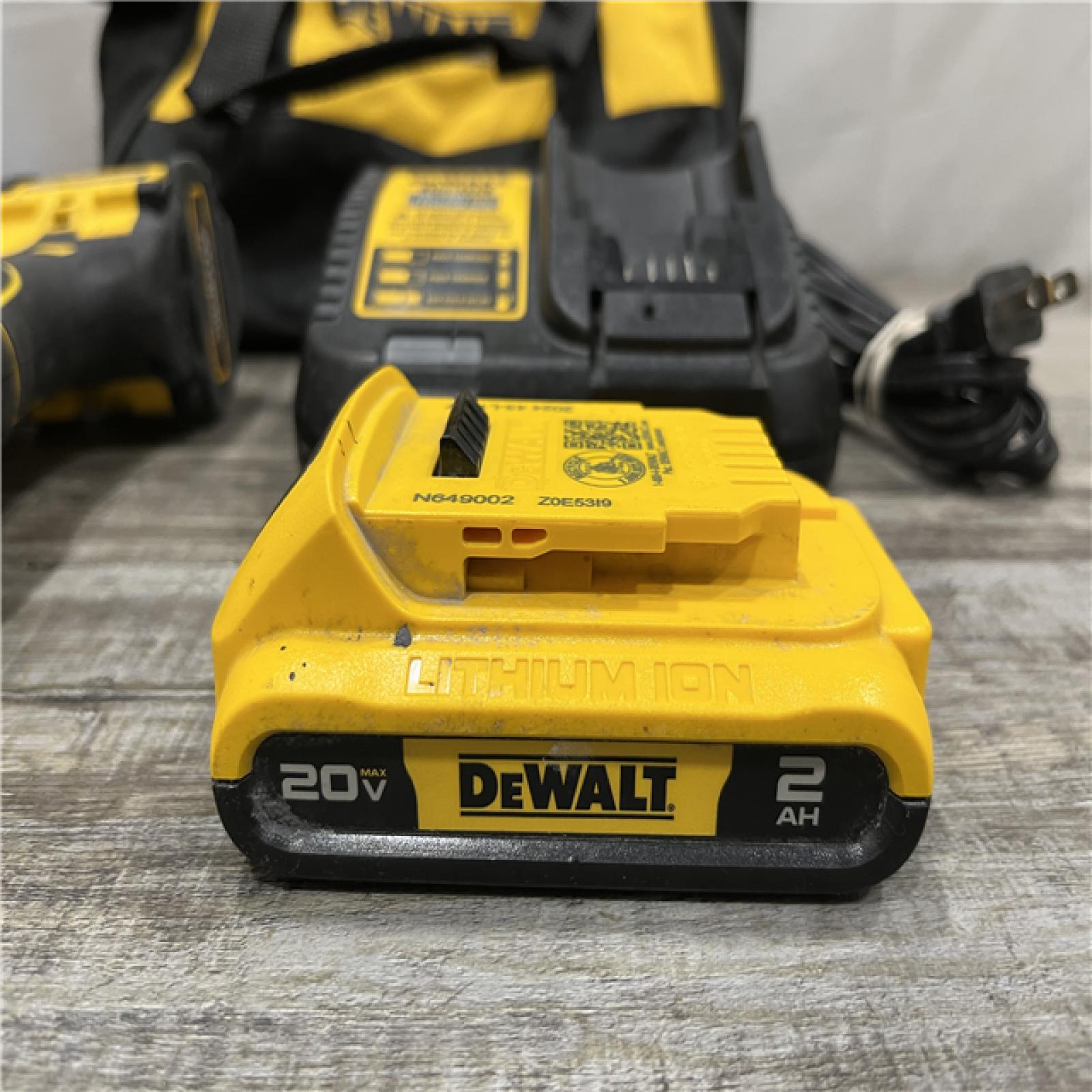 AS-IS DEWALT Atomic 20V Lithium-Ion Cordless Compact 1/2 in. Drill/Driver Kit