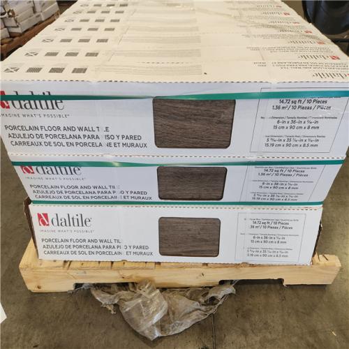 Phoenix NEW Daltile Hillcroft Antique Oak 6 in. x 36 in. Glazed Porcelain Floor and Wall Tile (353 sq. ft. /24 Case)