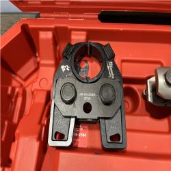 AS-IS Milwaukee 18V Lithium-Ion Cordless FORCE LOGIC 600 MCM Crimper with #8-600 MCM Cu Dies