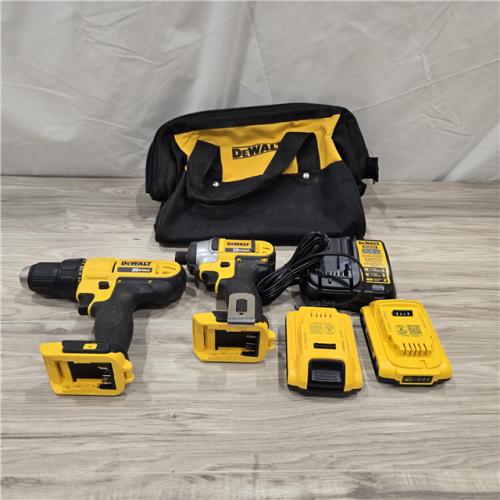 AS-IS DeWALT 20V MAX Cordless Drill Driver/Impact Driver Combo Kit