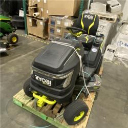 Dallas Location - As-Is RYOBI 80V HP Brushless 42 in. Battery Electric Cordless Riding Lawn Tractor