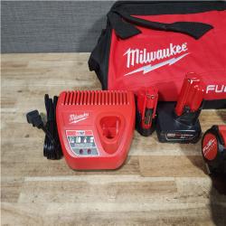 HOUSTON LOCATION - AS - IS Milwaukee FUEL 12-Volt Lithium-Ion Brushless Cordless Hammer Drill and Impact Driver Combo Kit