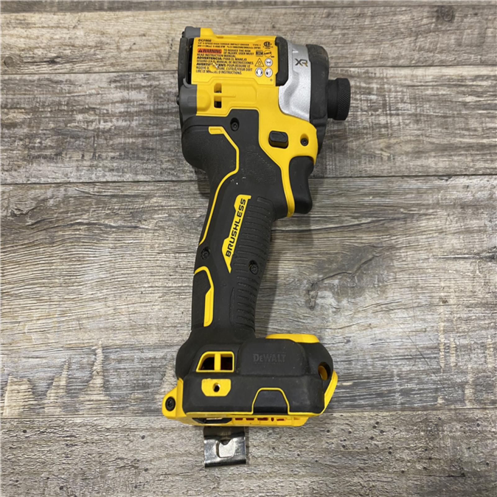 AS-IS DEWALT 20V MAX XR Lithium-Ion Brushless Cordless 3-Speed High Torque 1/4 in. Impact Driver Kit