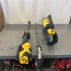 AS-IS- FLEXVOLT 60V MAX Cordless Battery Powered String Trimmer & Blower Combo Kit with (1) FLEXVOLT 3 Ah Battery & Charger