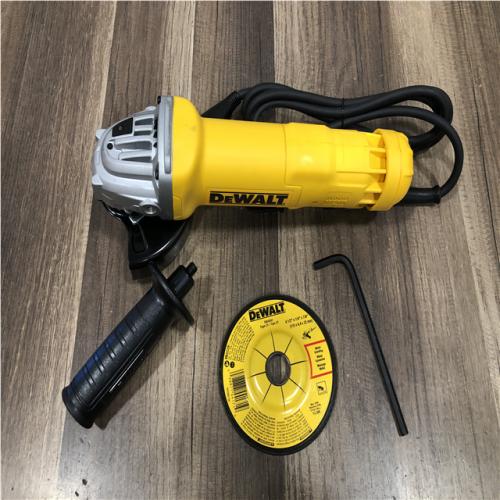 AS-IS DEWALT 11 Amp Corded 4.5 in. Small Angle Grinder