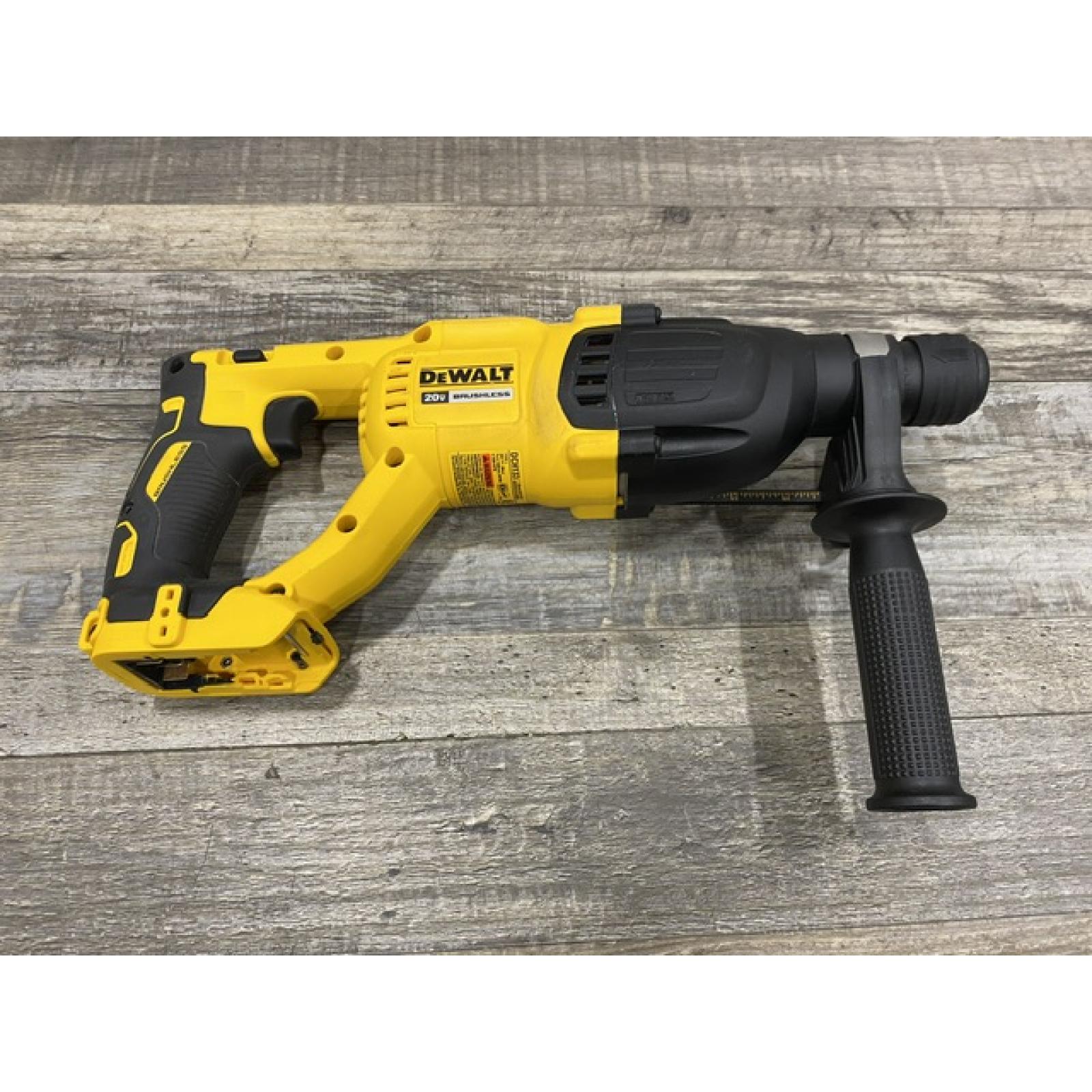 AS-IS DEWALT 20V MAX Cordless Brushless 1 in. SDS Plus D-Handle Concrete and Masonry Rotary Hammer (Tool Only)