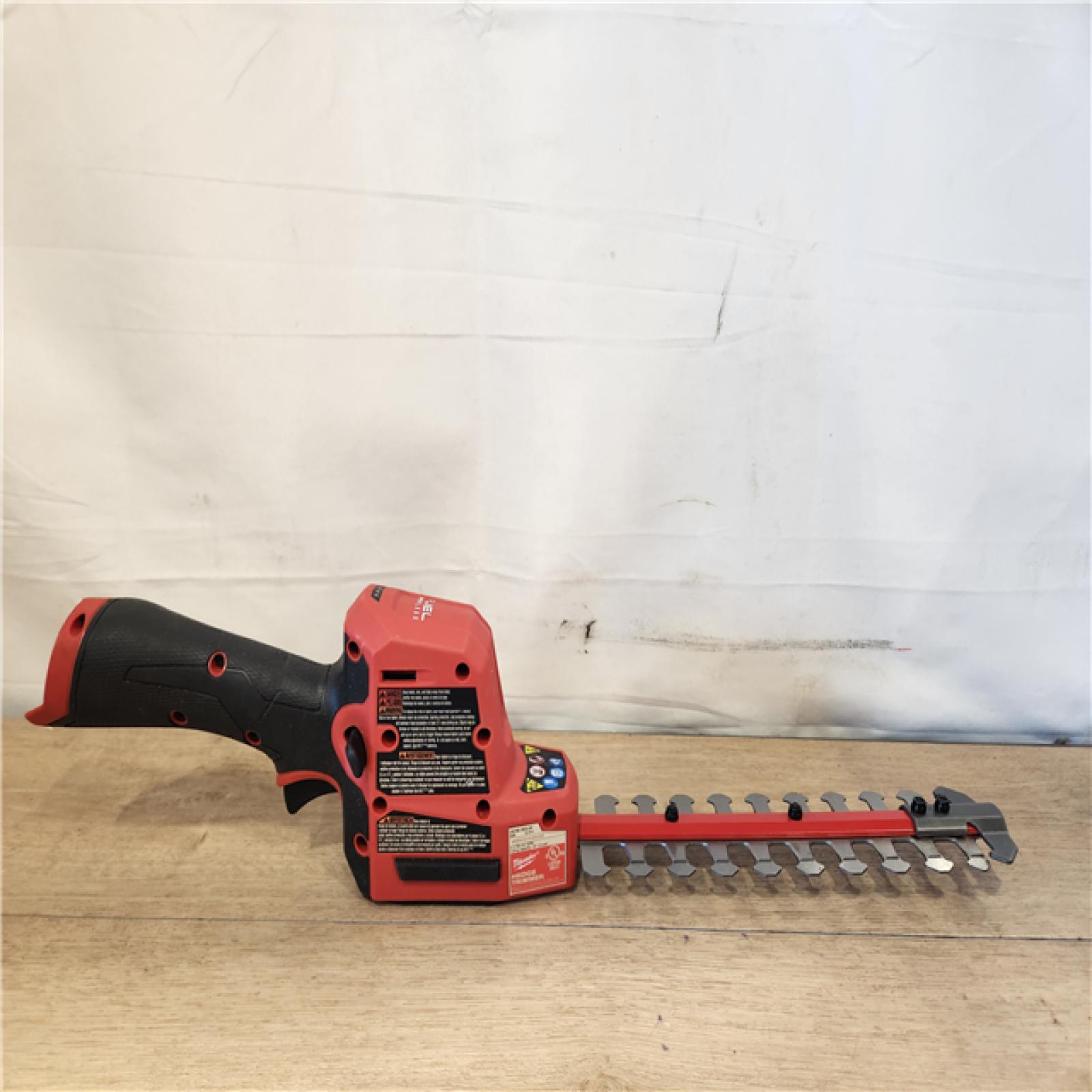AS-IS- Milwaukee FUEL 8 in. 12V Lithium-Ion Brushless Cordless Battery Hedge Trimmer (Tool-Only)