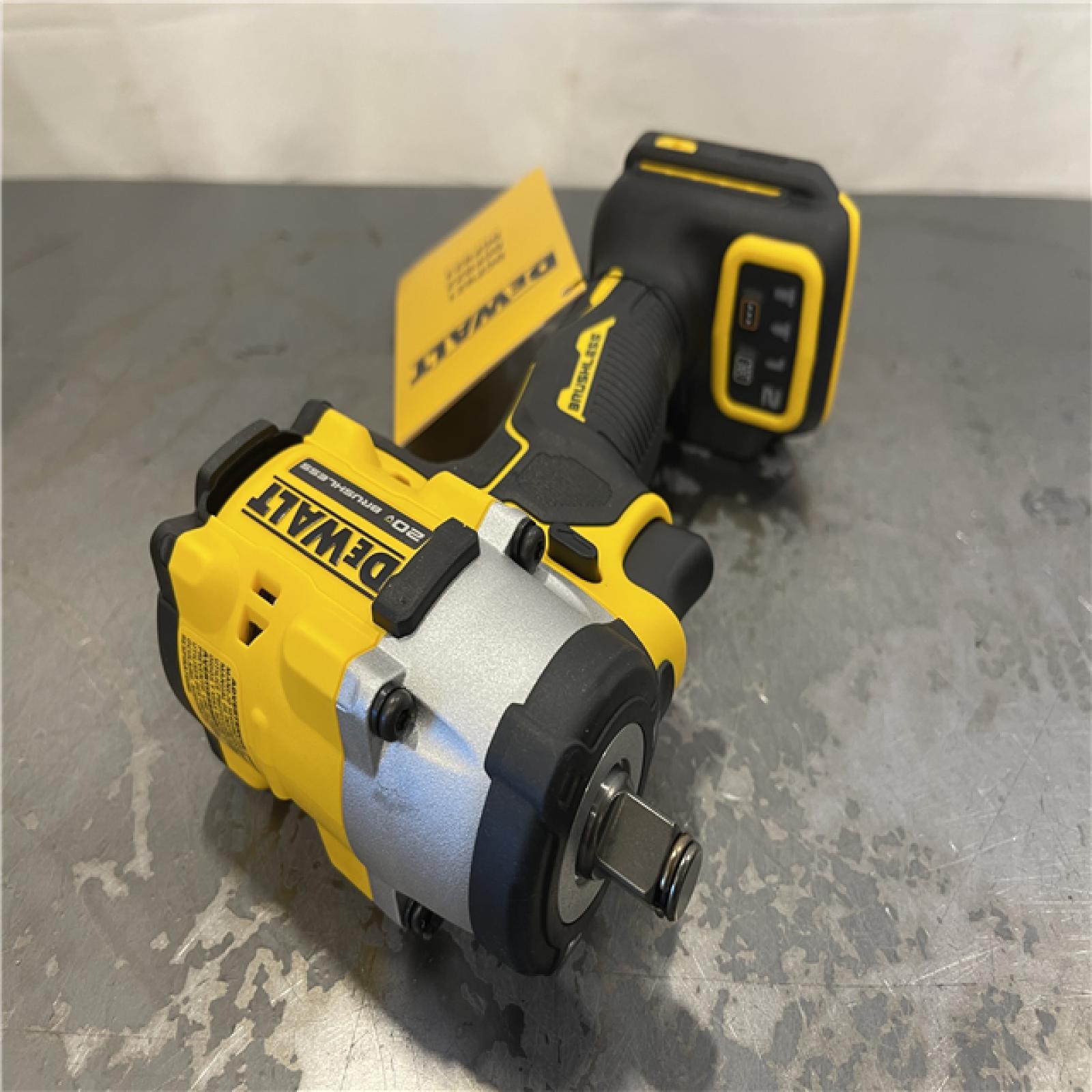 AS-IS - DEWALT ATOMIC 20V MAX Cordless Brushless 1/2 in. Variable Speed Impact Wrench