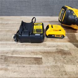 HOUSTON LOCATION - AS - IS DEWALT 20V MAX XR 16-Gauge Electric Cordless Angled Finishing Nailer Kit