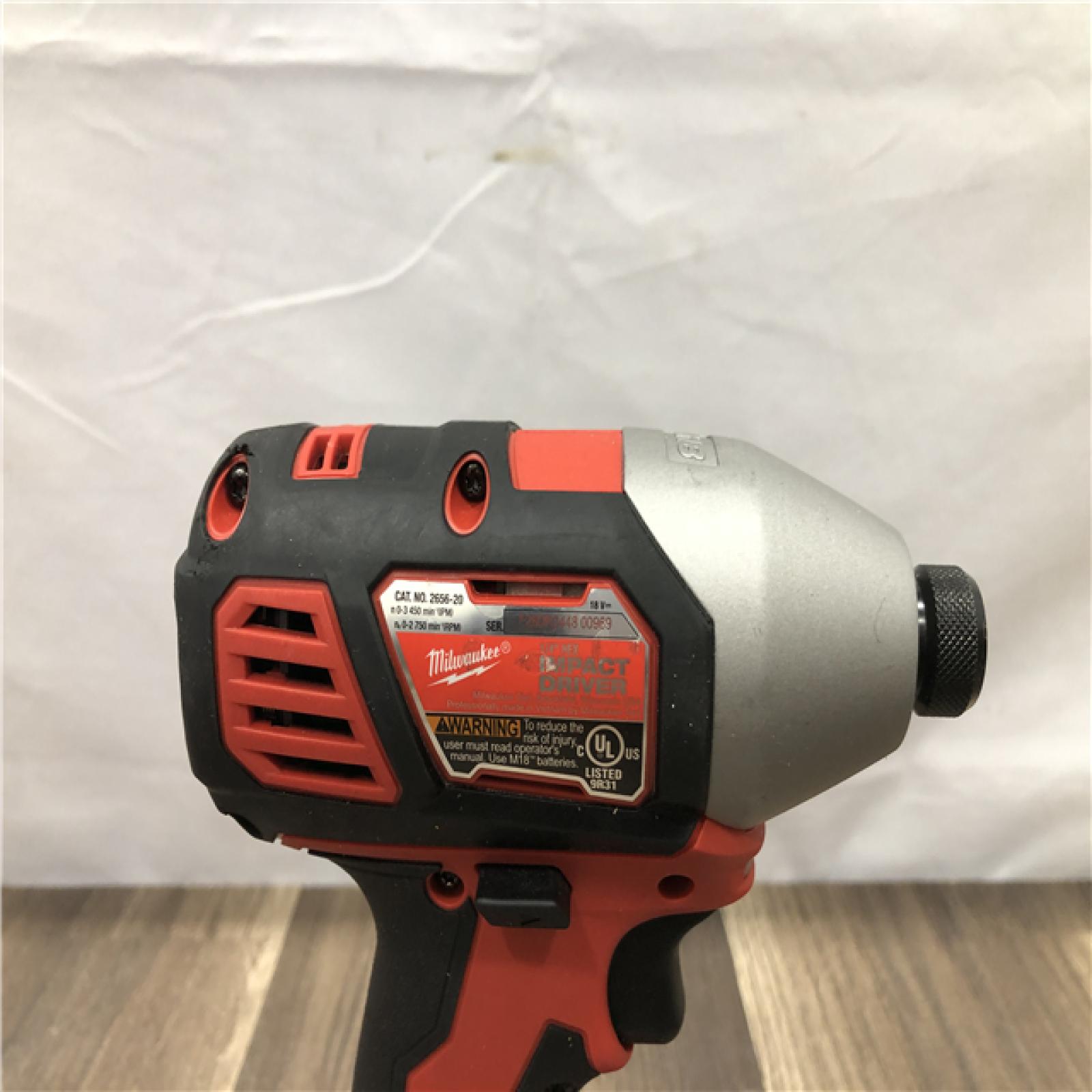 AS-IS Milwaukee 18V Lithium-Ion Cordless Drill Driver/Impact Driver Combo Kit