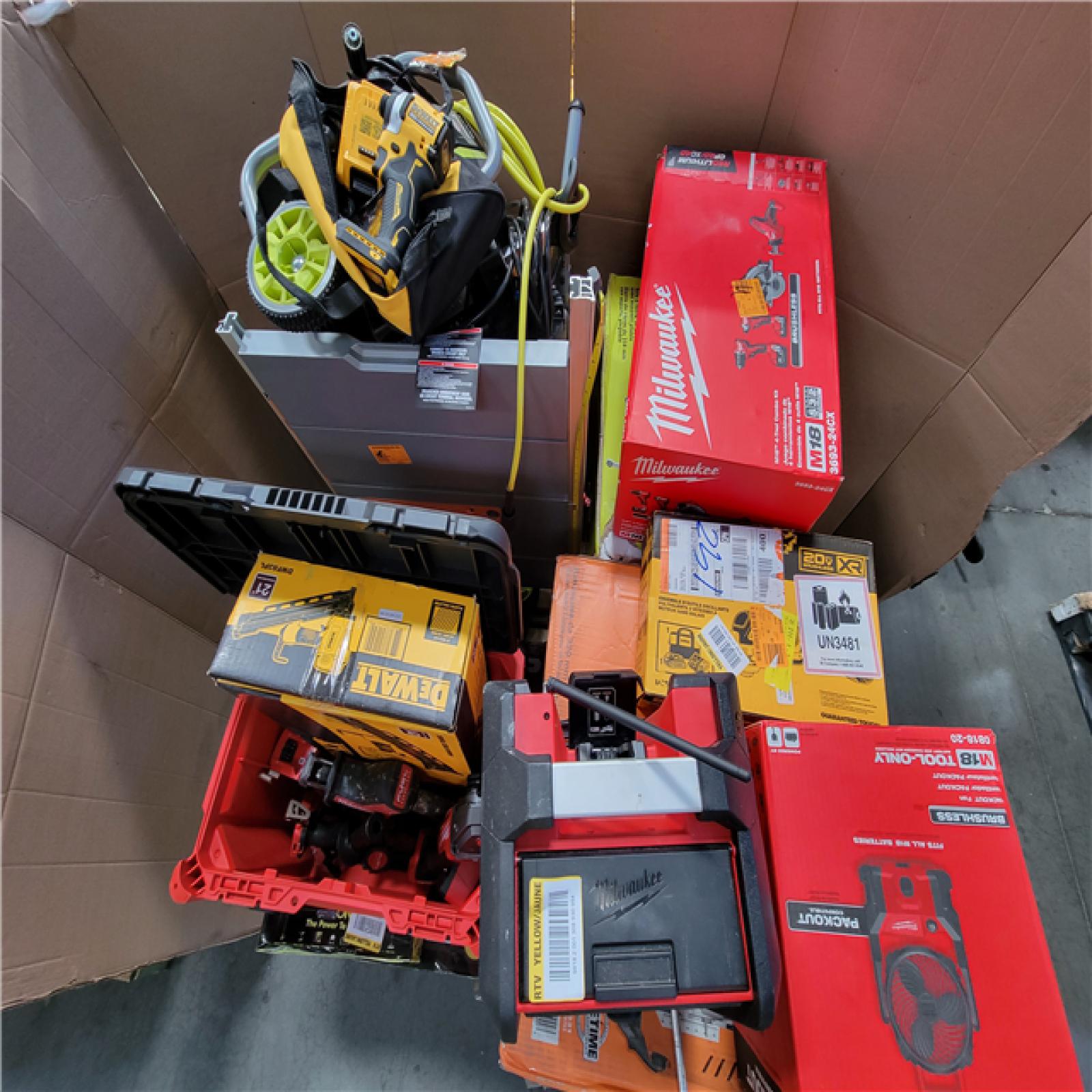 CALIFORNIA AS-IS TOOL PALLET