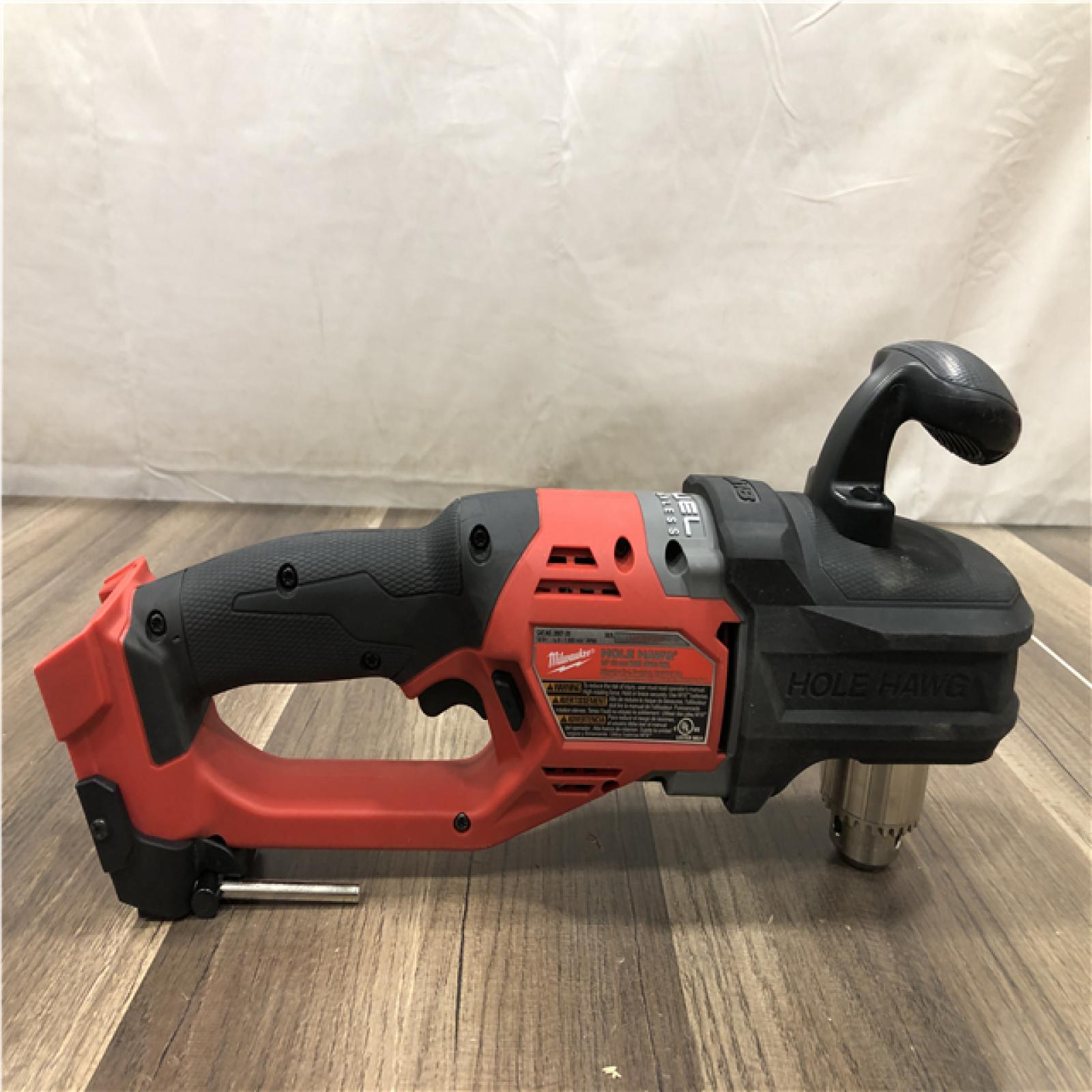 AS-IS Milwaukee FUEL GEN II 18V Lithium-Ion Brushless Cordless 1/2 in. Hole Hawg Right Angle Drill (Tool-Only)