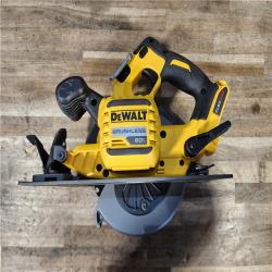 HOUSTON LOCATION - AS-IS DEWALT FLEXVOLT 60V MAX Cordless Brushless 7-1/4 in. Circular Saw with Brake (Tool Only)