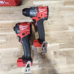 HOUSTON LOCATION - AS-IS (APPEARS LIKE NEW) Milwaukee FUEL 18V Lithium-Ion Brushless Cordless Hammer Drill and Impact Driver Combo Kit