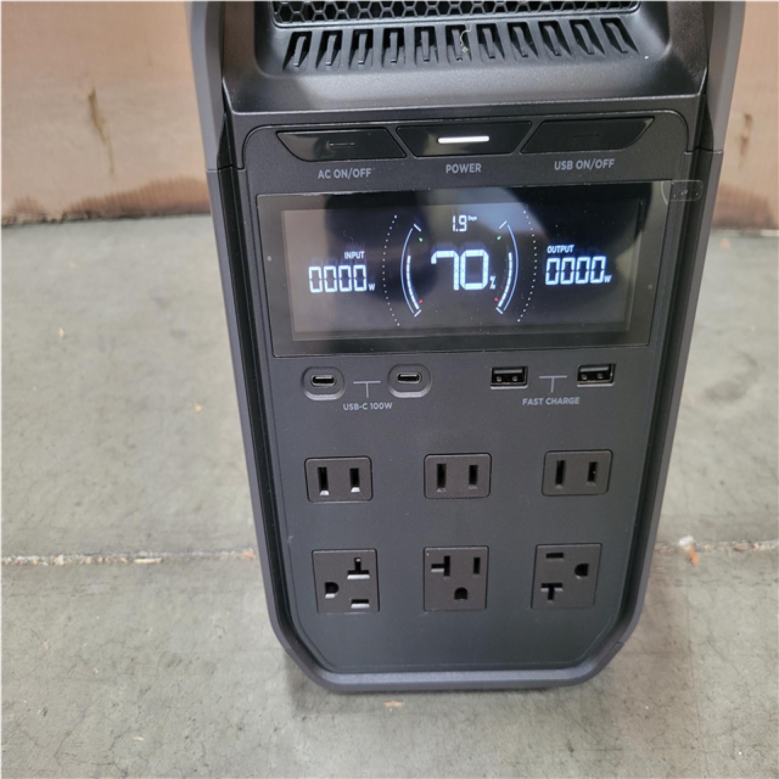 CALIFORNIA AS-IS ECOFLOW 1800-WATT DELTA 3 BATTERY GENERATOR