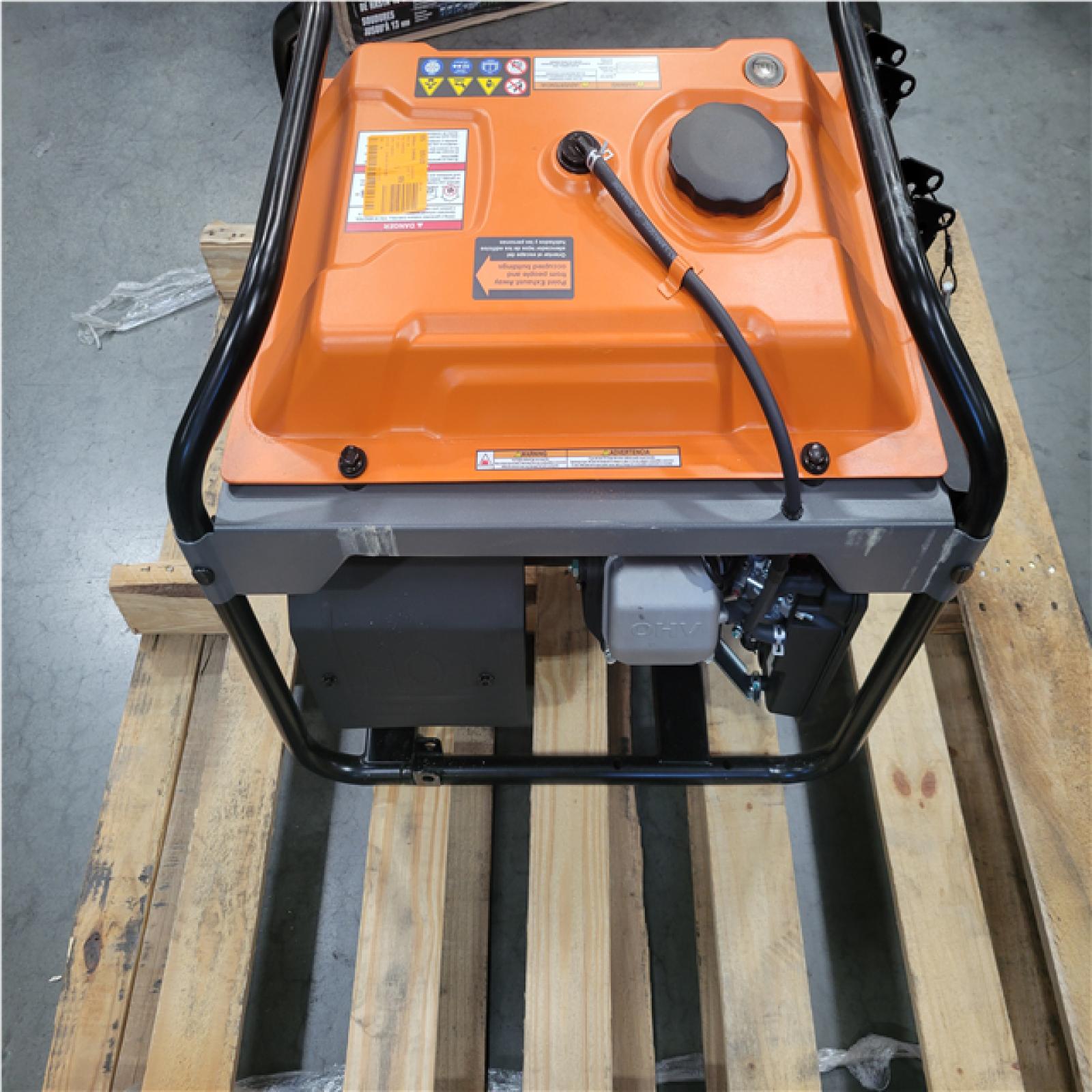 CALIFORNIA AS-IS GENERAC GP4000 DUAL FUEL GENERATOR