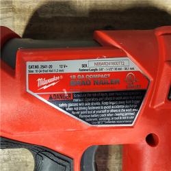 HOUSTON LOCATION - AS-IS M12 FUEL 12-Volt Lithium-Ion Brushless Cordless 18-Guage Compact Brad Nailer (Tool Only)